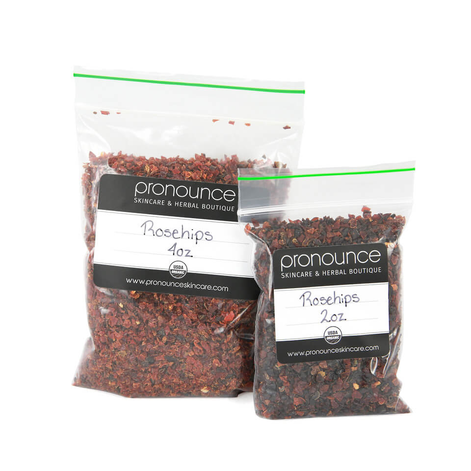 Certified Organic Rosehips 2 Sizes Pronounce Skincare & Herbal Boutique