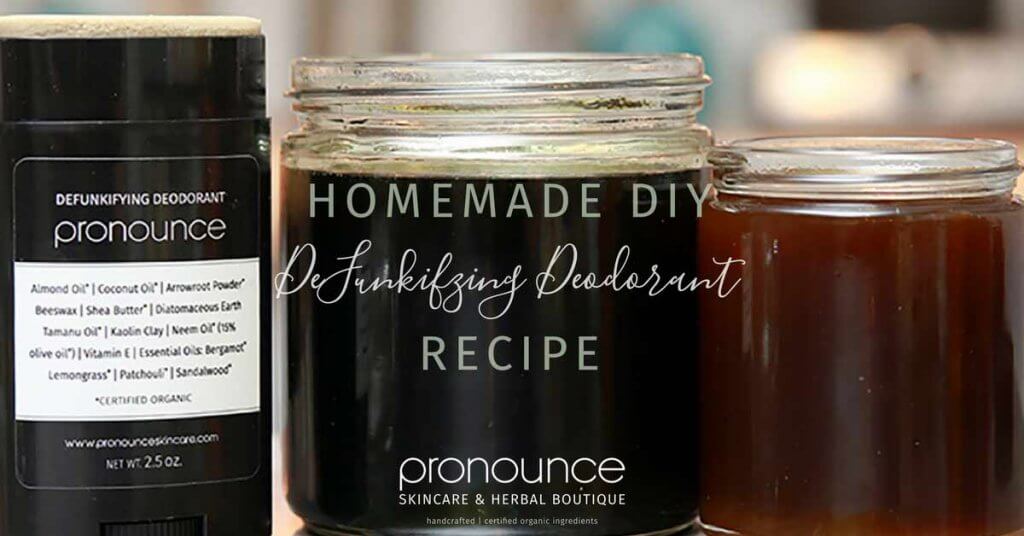 Look at the gorgeous carrier oils that go into our DIY DeFunkifying Deodorant recipe. It's perfect for the super sweaty peeps.