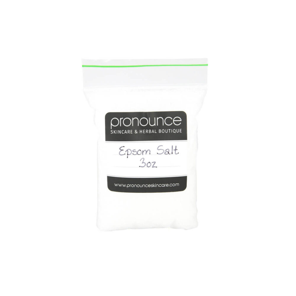 Epsom Salt 3oz Pronounce Skincare & Herbal Boutique