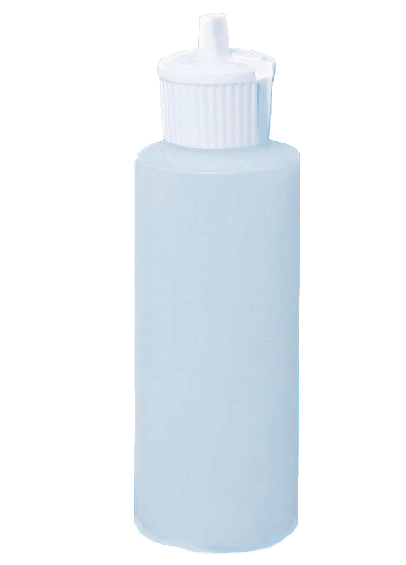 4oz Plastic Squeze Bottle Natural Cylinder - Pronounce Skincare & Herbal Boutique
